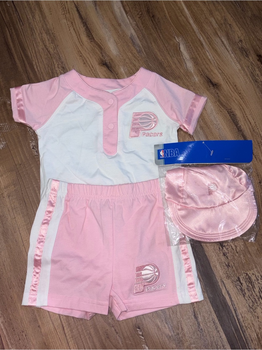 NBA Indiana Pacers infant girl outfit 12 months NWT